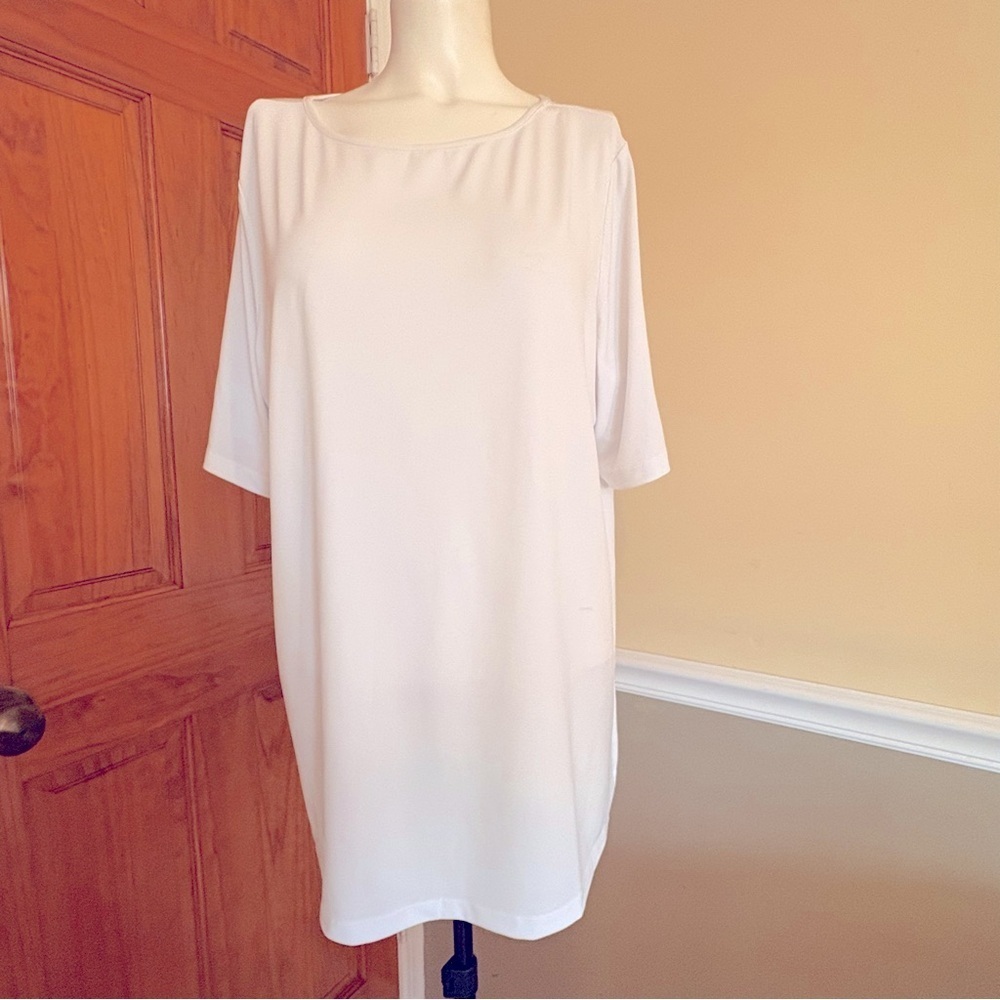 NWOT Susan Graver Cream Blouse